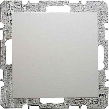 Berker Polar White Blind Cover with Central Plate S1/B3/B7 6710091909