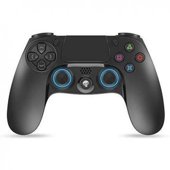 SPIRIT OF GAMER - Playstation® 4 Joystick PGP Bluetooth Mandos Gamepad Black - Inalámbrico - Controlador con Conector Jack de 3.5 mm - Recargable por USB - 12 Horas en Espera - Almohadilla Central