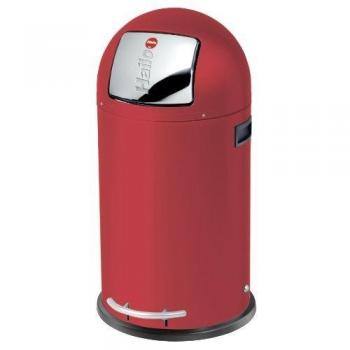 Hailo 0835-139 - Cubo de la basura grande, 35 L, color rojo