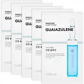 MISSHA Guaiazulene Calming Solution Sheet Mask - 1 Piece for Sensitive Skin