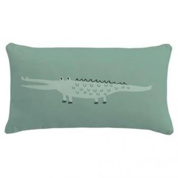 Funda de cojín Kids&Cotton Jeddah C Menta 30 x 50 cm - Funda decorativa infantil suave y colorida