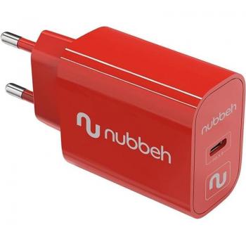 Cargador de Pared USB-C Nubbeh Bhoot PD 3.0 25W Rojo