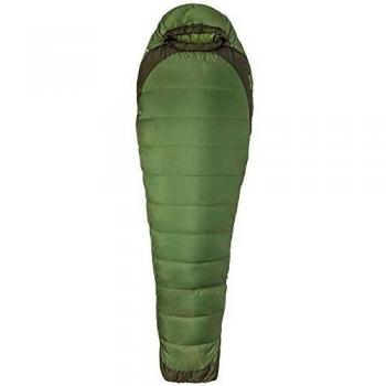Marmot Unisex's Trestles Elite Eco 30 Mummy, Light Summer Sleeping Bag, Ideal for Camping and Trekking, Vine Green/Forest Night, Regular