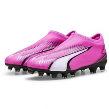 Botas de fútbol Puma Ultra Match FG/AG infantil rosa