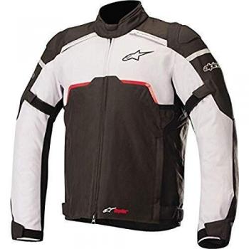 Alpinestars Chaquetas de moto Hyper Drystar Chaqueta Negro Mid Gris, Negro/Gris, L