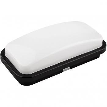 Aplique LED Matel IP65 Rectangular Negro 15W 6400K