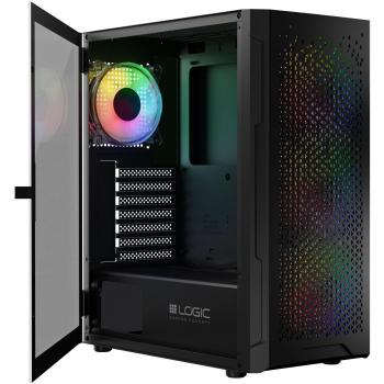 Minitorre ATX Logic ARAMIS ARGB Negro