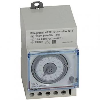 Legrand control del tiempo - Interruptor horario analógico cr/d/1x16/3mod.