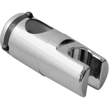 Gedy GS100221310 - Soporte móvil para barra de ducha, diámetro de 28 mm, color cromo brillo