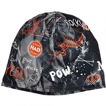 HAD - Gorro de Forro Polar Estampado para Hombre, Talla única