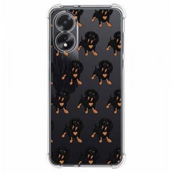 Funda de Silicona Antigolpes para Oppo A38 4G con Diseño de Perros 10 Dibujos