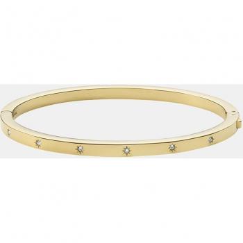Pulsera Fossil Sutton de acero dorado.