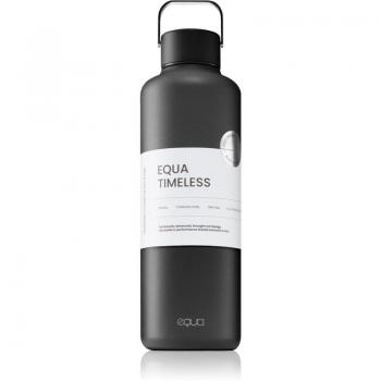 Equa Timeless Stainless Steel Water Bottle Dark 1000 ml