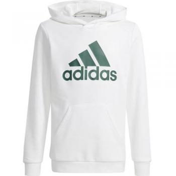 Adidas Big Logo Essentials Cotton Hoodie for Kids - White