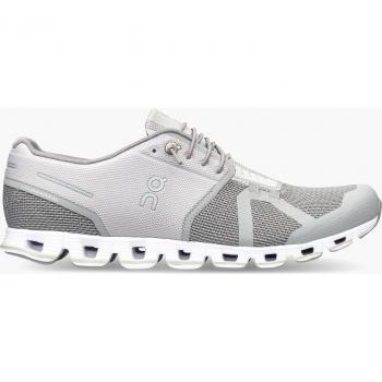 Slate Grey Cloud Mesh Men's Low-Top Trainers