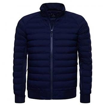 Chaqueta Superdry Motion Hybrid azul marino para hombre, talla L