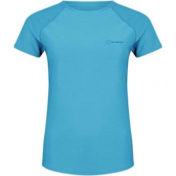 Camiseta técnica de mujer Berghaus 24/7 azul manga corta