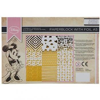 Disney Personaje Papel de Scrapbooking Paquetes A5 Craft Almohadillas Aluminio Bloque Surtido Diseños - Minnie Mouse 18pcs