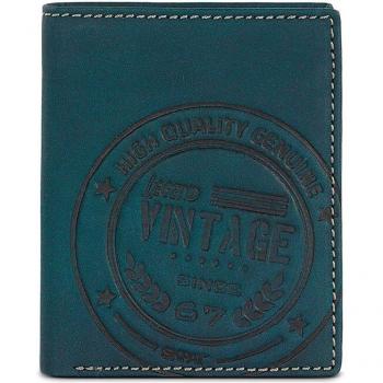 Cartera Billetero Hombre Vintage Skpat Azul