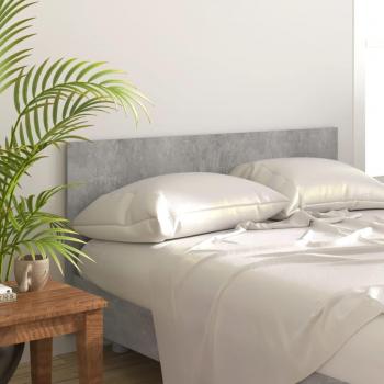 Cabecero de cama gris hormigón 160x1,5x80cm madera multicapa vidaXL Cabecero de cama madera contrachapada gris 160x1,5x80 cm