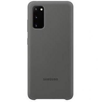 Samsung - Funda de silicona para Galaxy S20, gris