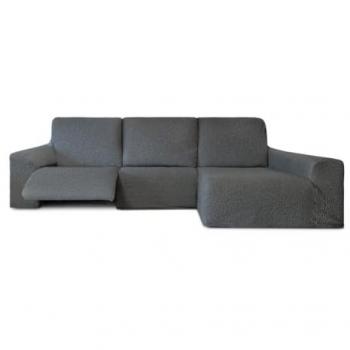 Funda para chaise longue de brazo largo derecho Eysa ROC Gris oscuro 180 x 120 x 360 cm