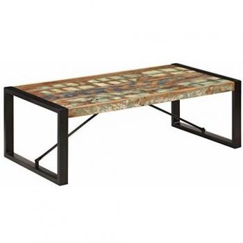 vidaXL Coffee Table 120x60x40 cm Solid Reclaimed Wood