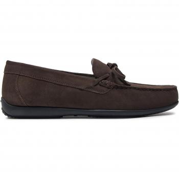 Geox Ascanio U350WA Brown Moccasin Boat Shoes