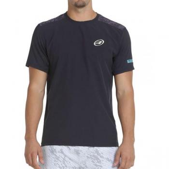 Camiseta Bullpadel Mino Carbon De Manga Corta Hombres Antracita - S