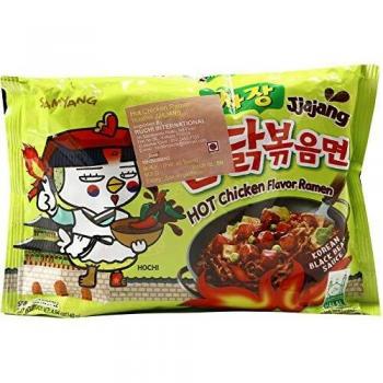 Fideos Ramen picante Jjajang SAMYANG 140 g de Corea - Juego de 12 piezas