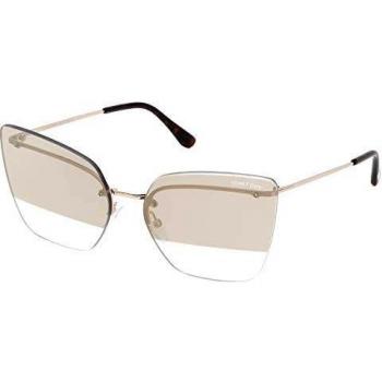 Tom Ford Stylish Yellow Women's Sunglasses with Gold Frames - 63 MM