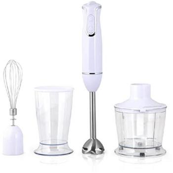 Batidora Picadora Orbegozo 800W con 2 Velocidades, Vaso Mezclador de 600 ml y Picador Universal de 500 ml