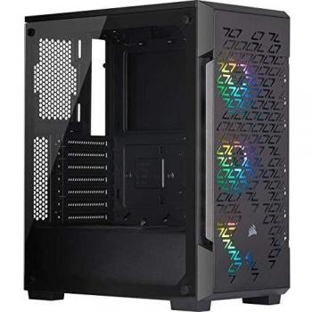 Corsair iCUE 220T RGB Airflow, Semi-torre ATX Gaming con Cristal Templado Chasis - Negro