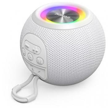 Altavoz Bluetooth Hama Ball Shape 5W con 5 Modos de Luz, Blanco