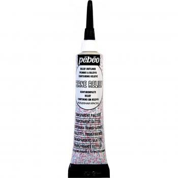 Tubo de Cerne Relief - Transparente con Brillos - 20 ml