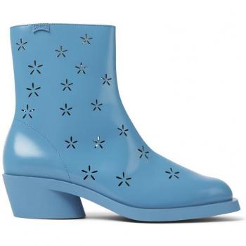 CAMPER Bonnie Ankle Boots - Blue, Size 35, Smooth Leather