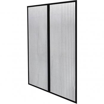 Cortina Mosquitera Con Cierre De Imán Para Puertas y Ventanas - Mosquitera de tela, sistema de cierre imantado, fácil instalación, diseño transparente, permite el paso de luz y aire, bloquea la entrada