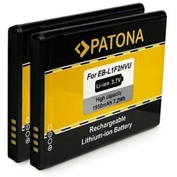 2x PATONA Batería para Samsung Galaxy Nexus | GT-i9250 [ Li-Ion, 1950mAh, 3.7 V ]