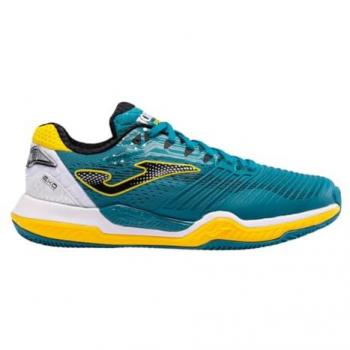 Zapatillas Joma T.Point 2317 de Pádel para Hombre en color Petróleo y Naranja Saffron, talla 41