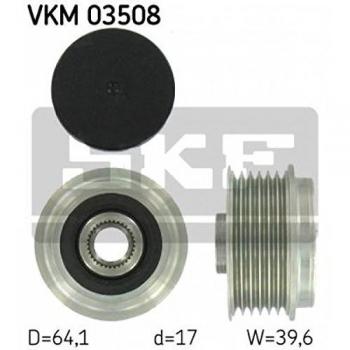Rueda libre de alternador SKF VKM 03508 - Tipo: Rueda libre de alternador; Características: Fabricante SKF, modelo VKM 03508, diseño para reducir la carga en el sistema del alternador,