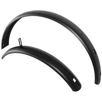 Winora Schutzblechsatz-3050812967 Juego de Guardabarros, Negro, Talla única