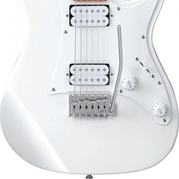 Ibanez GRG/GRX Series White Electric Guitar with Rosewood Fretboard