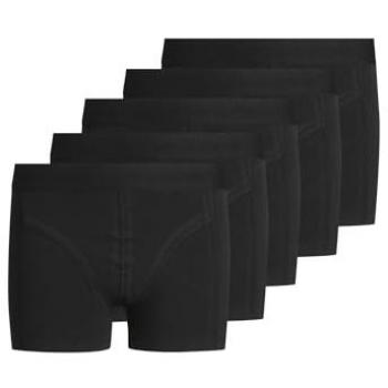 Jack & Jones Junior 5-Pack Black Boxershorts for Boys Size 140