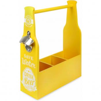 Sigris - Botellero Retro Madera 34 cm