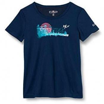 CMP Camiseta Dry Function 38t6385 para niña, Azul, 140