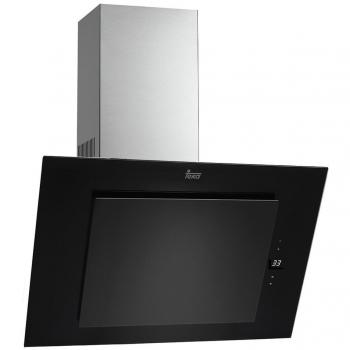 Campana Extractora Decorativa Teka DVT 785, Canalizado/Recirculación, 786 m³/h, Clase A, Montaje en Pared con Iluminación LED y Control Táctil - Negro Cristal