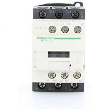 Schneider Electric LC1D09B7 TeSys D Contactor, 3P, AC-3, <=440V, 9A, Bobina 24VCA, 86mm x 45mm x 77mm
