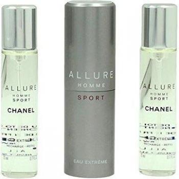 Chanel Allure Homme Sport Eau Extreme Rechargeable Travel Spray Set (3x20ml)