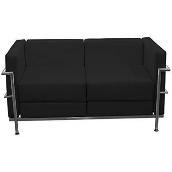 Sofá de Oficina Tarazona en Similpiel Negro, Talla Única