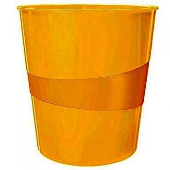Papelera Leitz WOW 15 litros amarilla